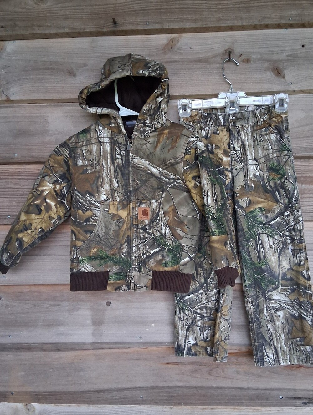 vintage Carhartt Kid's Camouflage Active Suit